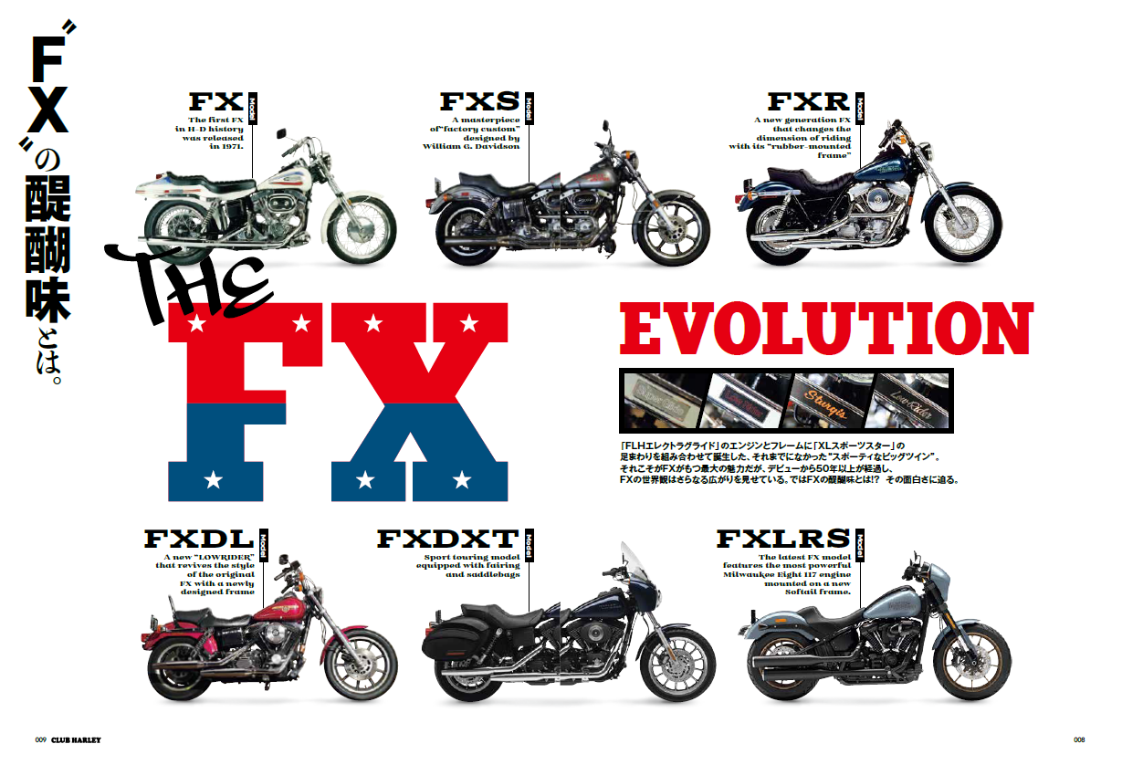 CLUB HARLEY 2024年8月号「THE FX EVOLUTION」(2024/7/12発売)