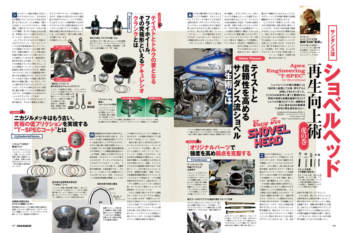 CLUB HARLEY 2024年3月号「カッコよすぎる!! "ショベルヘッド"の誘惑。」(2024/02/14発売)
