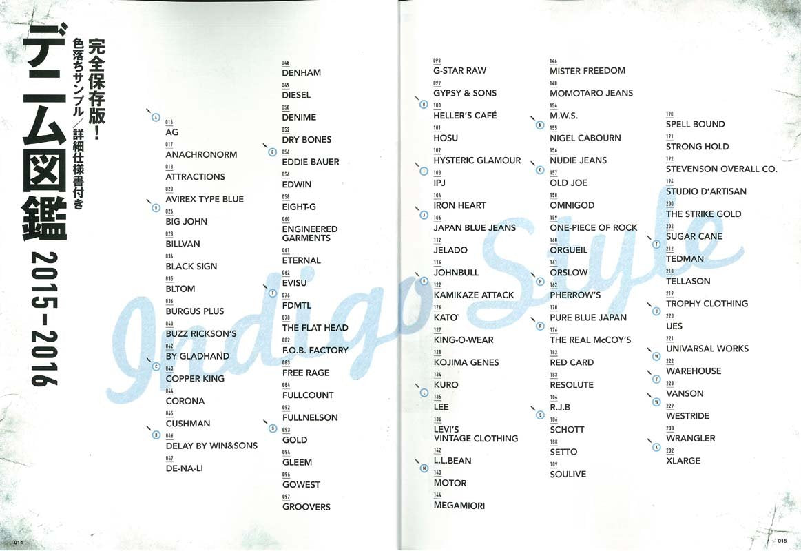 別冊Lightning Vol.144 「DENIMインディゴスタイル」(2015/7/28発売)*