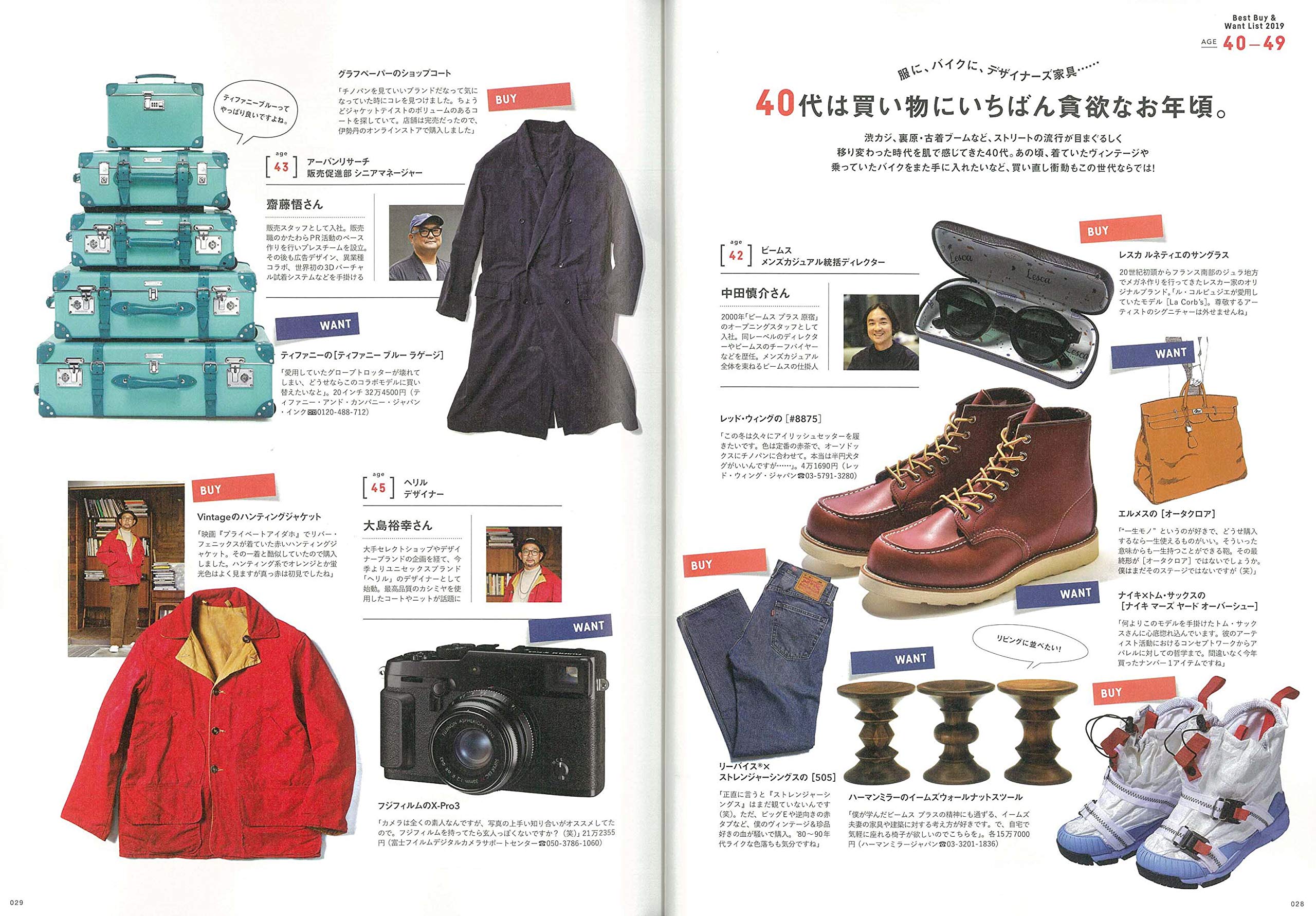 2nd 2020年1月号 Vol.154「洒落者100人の今年買ったもの、これから欲しいもの。」(2019/11/15発売)