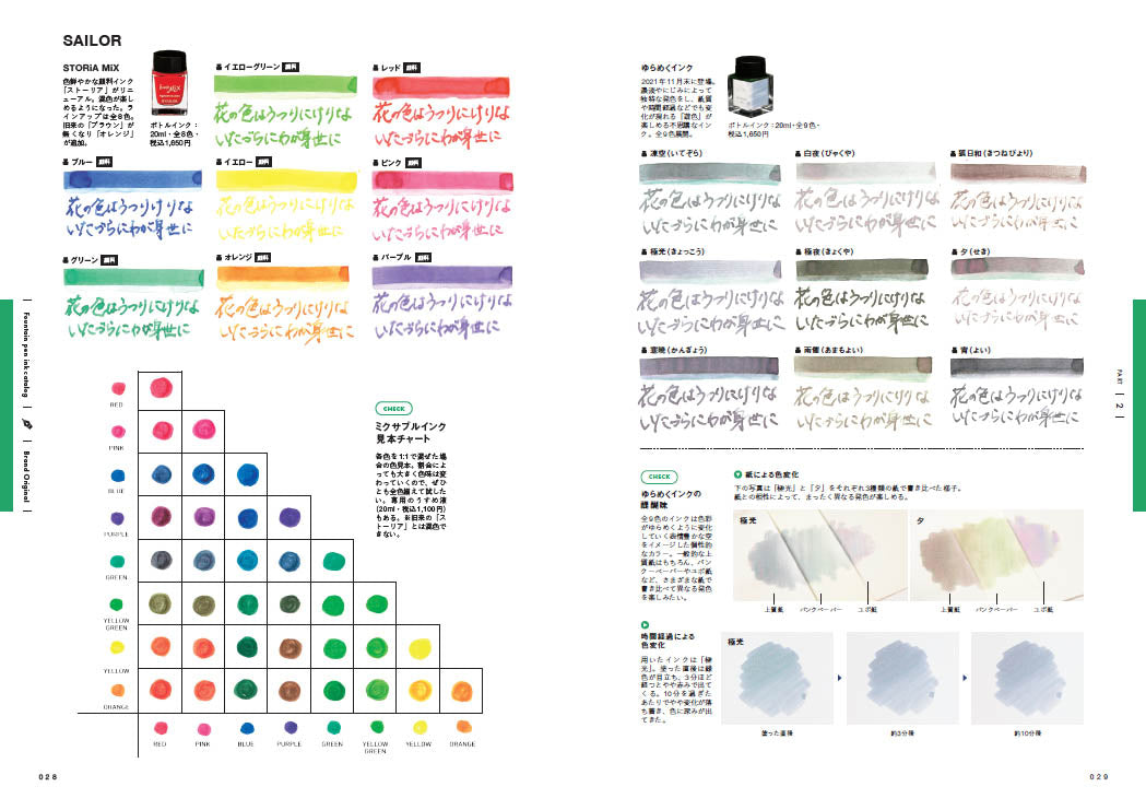 【復刻版】INK CATALOG 万年筆インクを楽しむ本