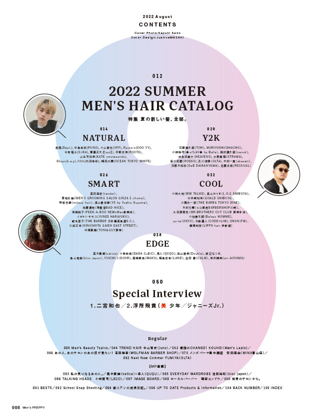 Men's PREPPY 2022年8月号【表紙&Special Interview:二宮和也,Special Interview:浮所飛貴(美 少年/ジャニーズJr.)】 (2022/07/01発売)
