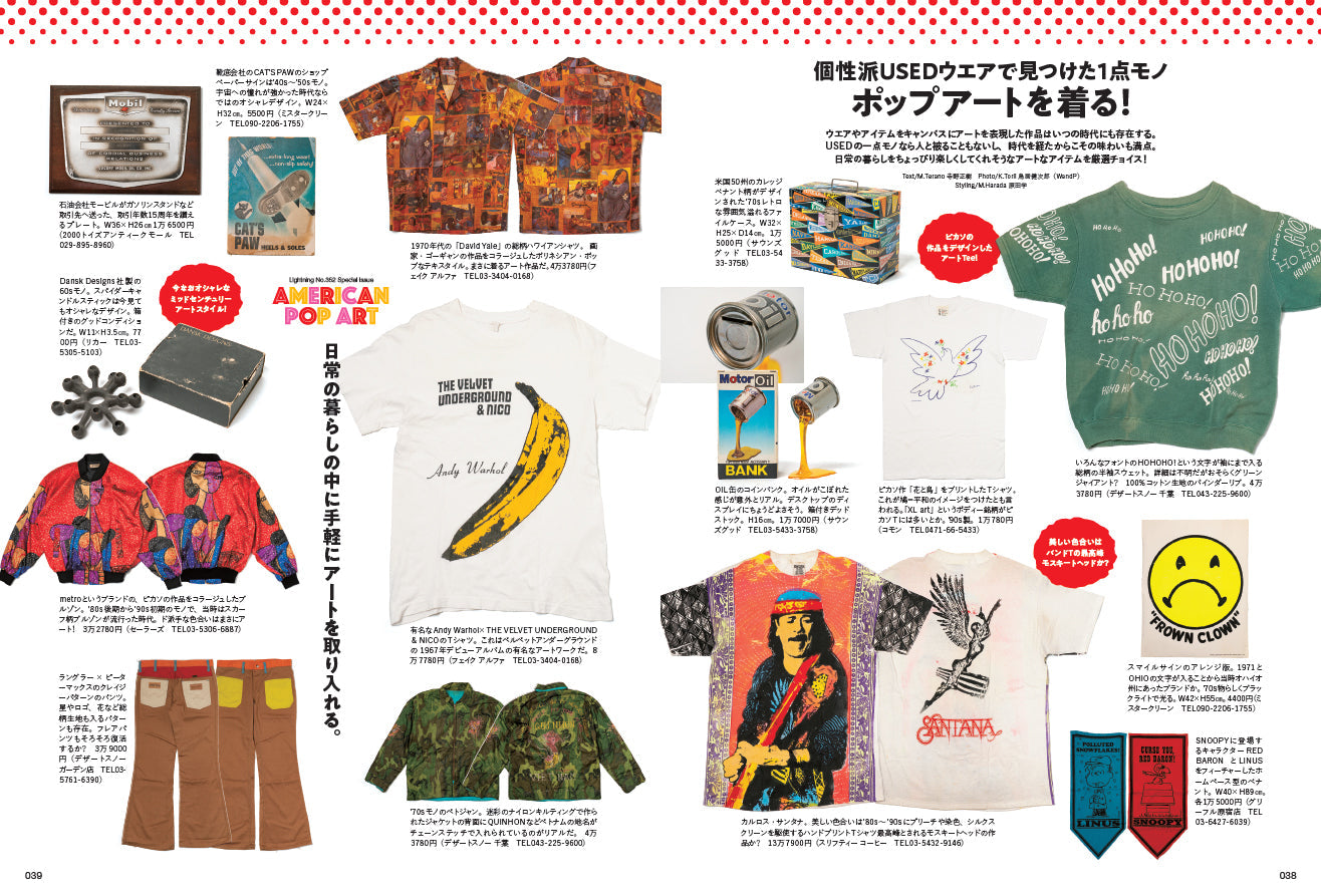 Lightning 2023年8月号 Vol.352「気分のアガるアメリカンポップアート」(2023/6/29発売)