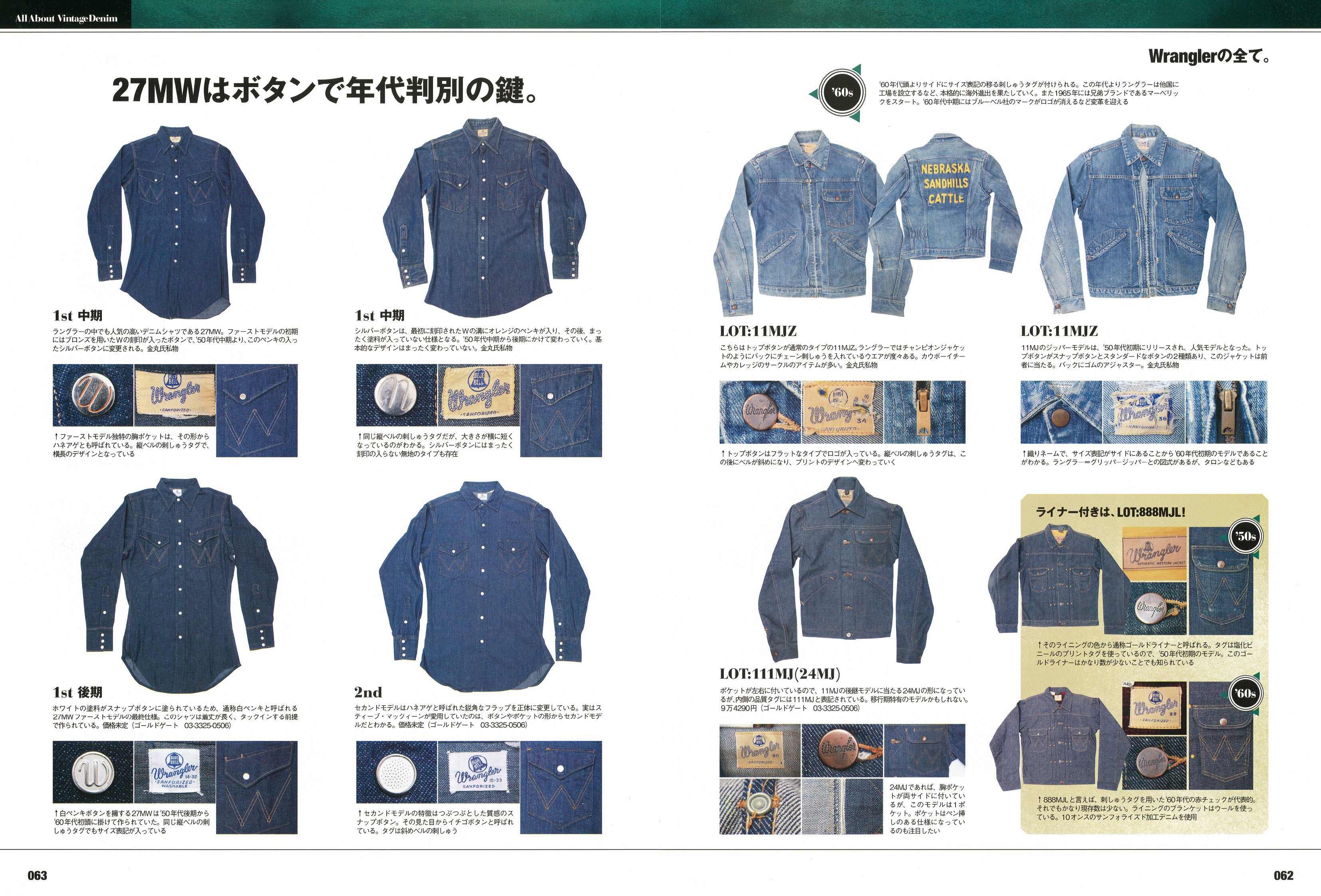 復刻版】Lightning Archives All About Vintage Denim ヴィンテージ