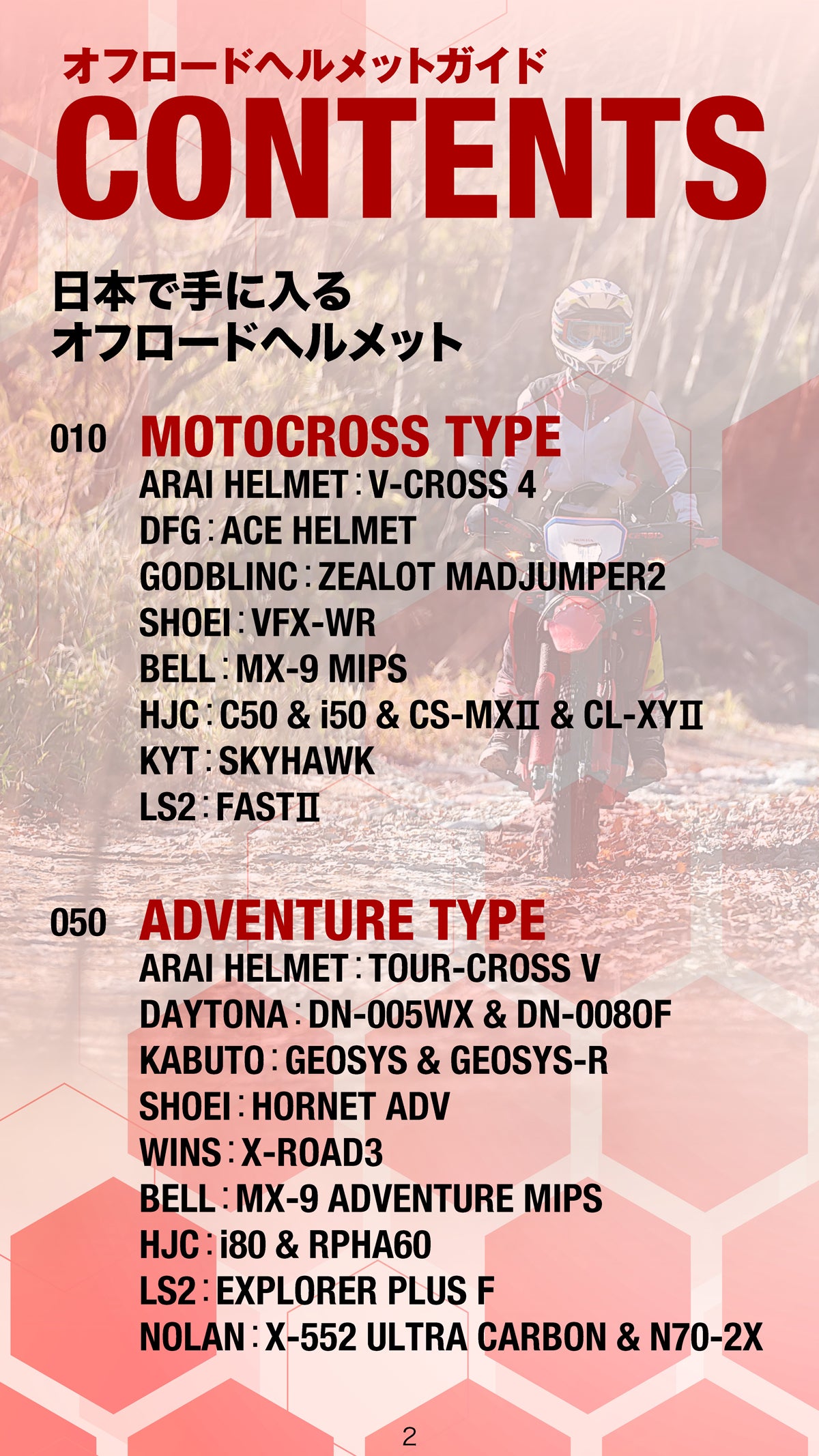 【電子版のみ商品】MOTORCYCLE LIFE TOOLS Vol.3『オフロードヘルメットガイド』（2026/8/25発売）