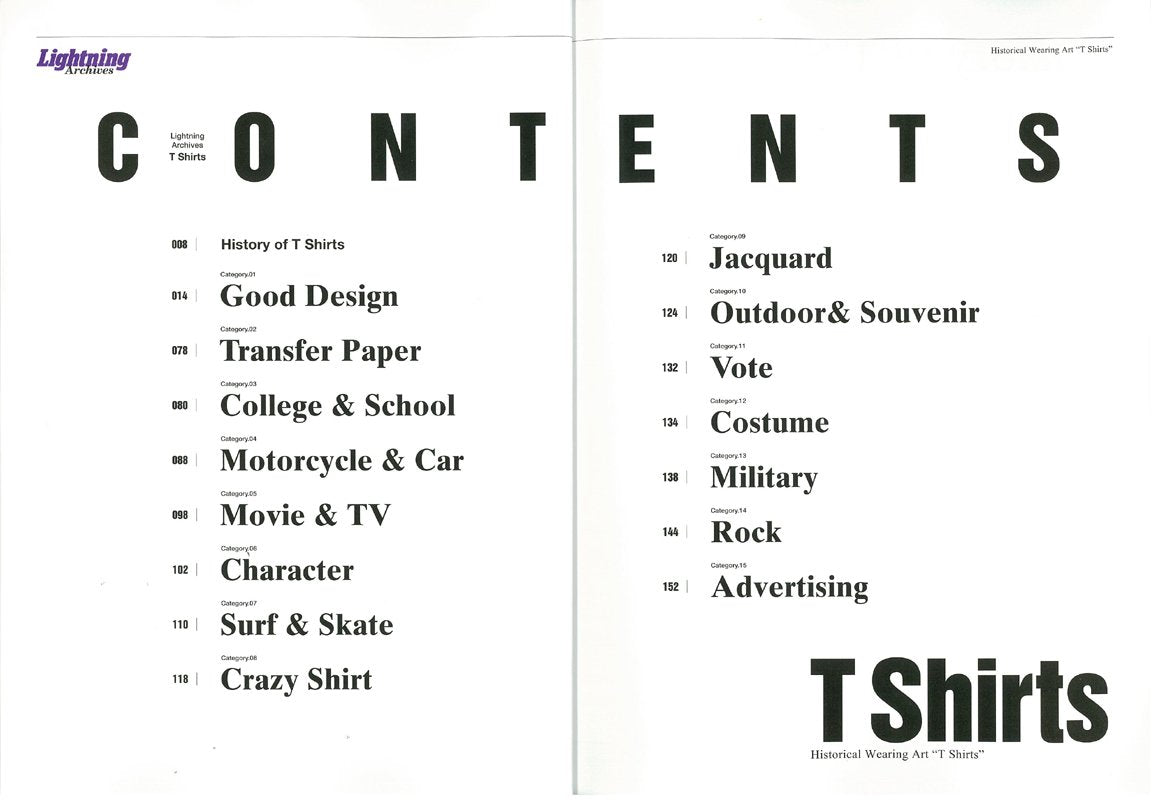 Lightning Archives 「T Shirts」(2013/6/28発売)