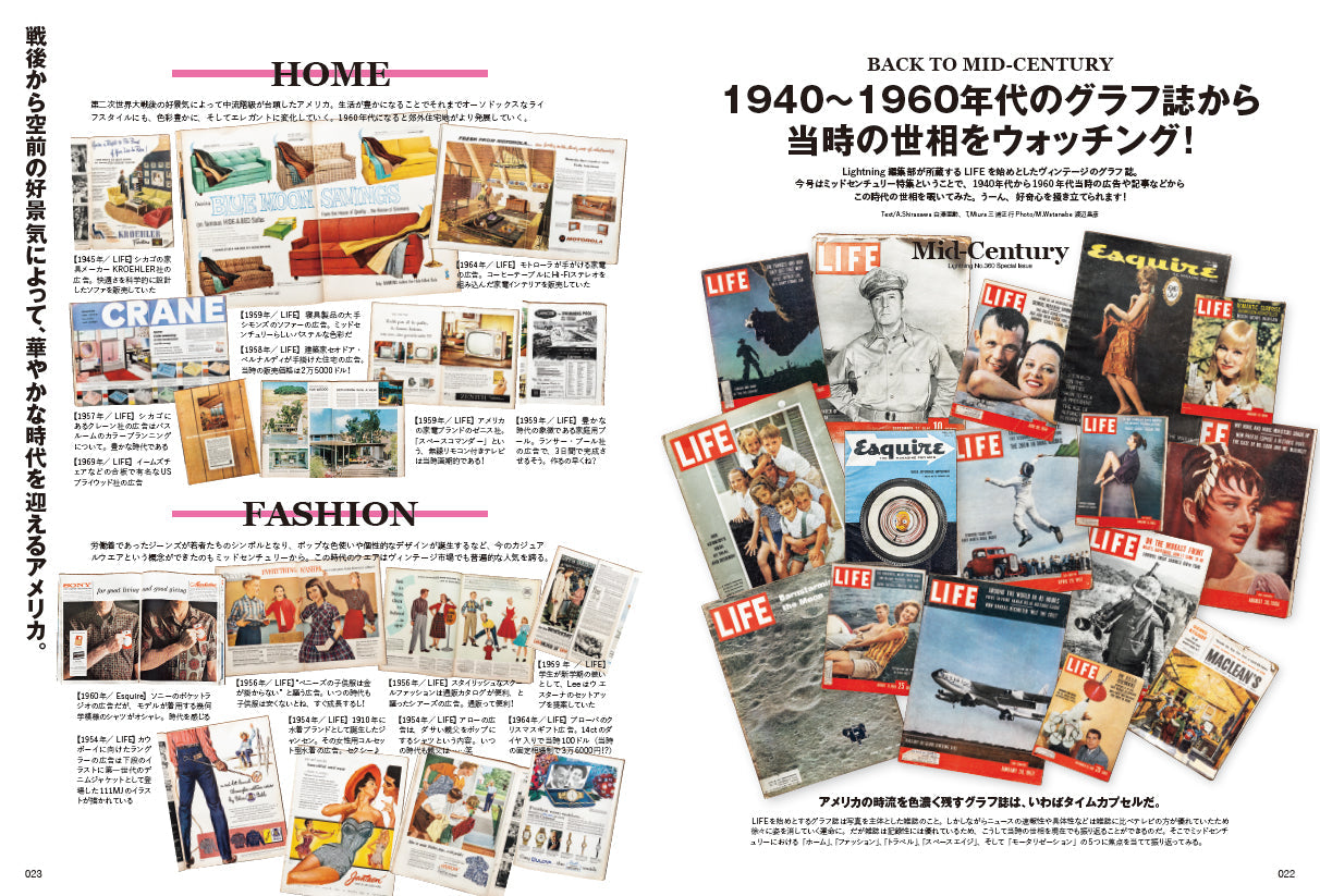 Lightning 2024年4月号 Vol.360「ミッドセンチュリー」（2024/2/29発売）