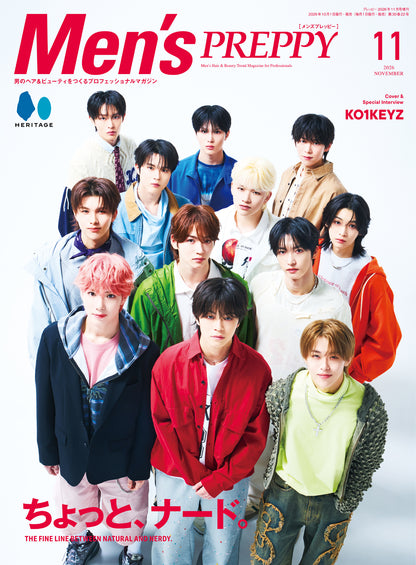 Men's PREPPY 2026年11月号【Cover & Special Interview：KO1KEYZ】（2026/10/1発売）