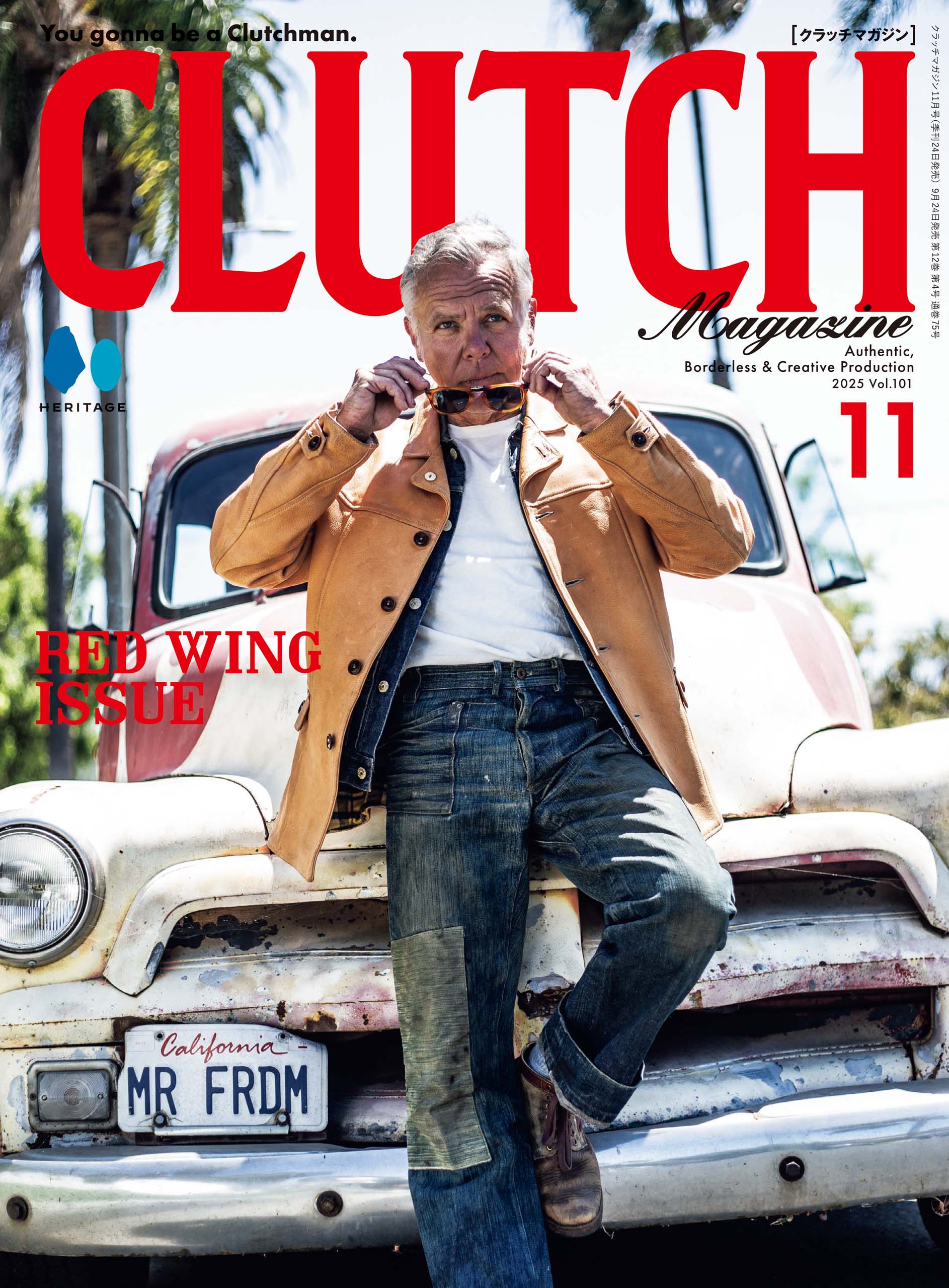 CLUTCH Magazine VOL.101 2025年11月号「RED WING LOVER」（2025/9/24発売）