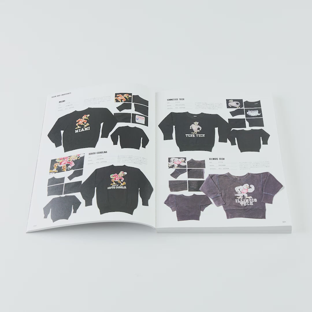 vintage sweat lightning ヴィンテージ　本 ヴィンテージスウェット本第二弾が発売決定！ 監修者の世界屈指の
