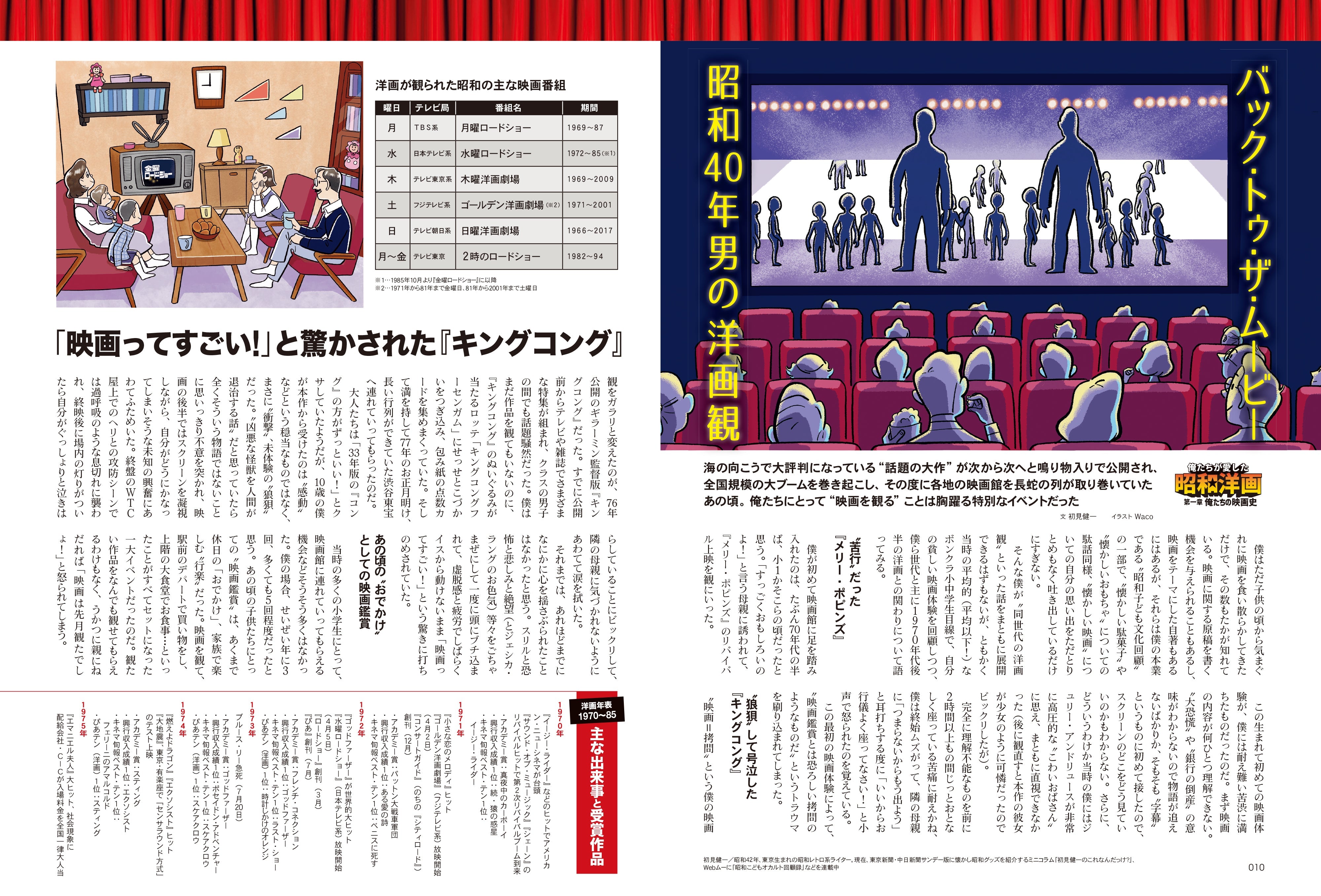 昭和40年男 2024年6月号 Vol.85「俺たちが愛した昭和洋画」（2024/5/11発売）